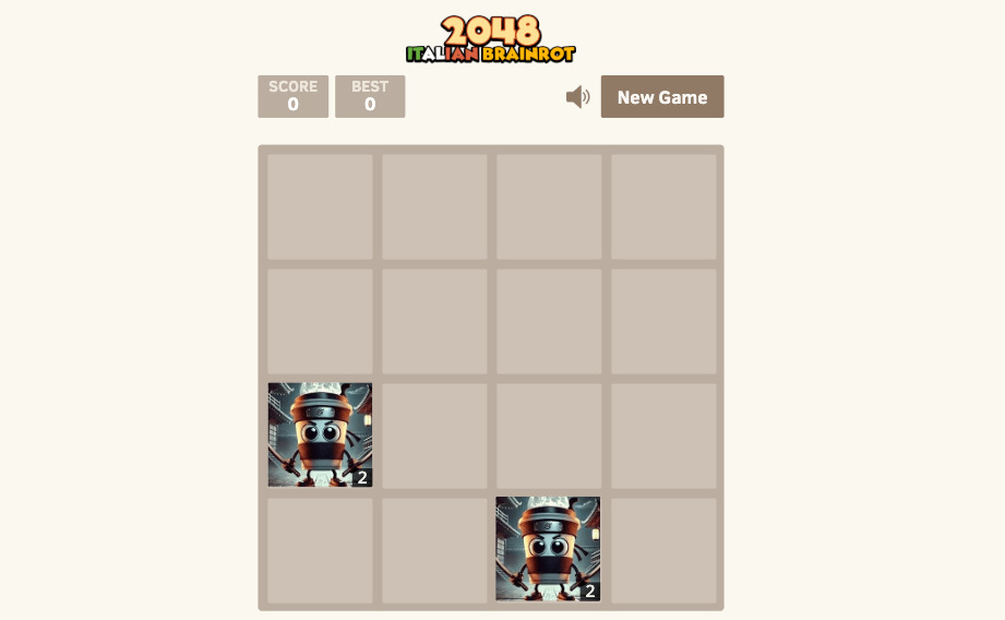 2048 Italian Brainrot